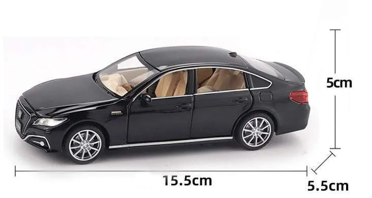 1:32 New TOYOTA CROWN Alloy Car Model Die Cast Classic Luxury Car Favorites Gift Kids Toys Free Shipping Original Box