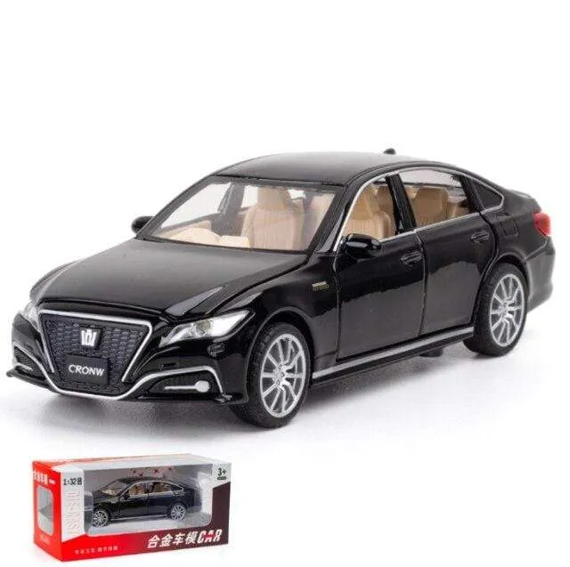 1:32 New TOYOTA CROWN Alloy Car Model Die Cast Classic Luxury Car Favorites Gift Kids Toys Free Shipping Original Box