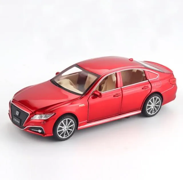 1:32 New TOYOTA CROWN Alloy Car Model Die Cast Classic Luxury Car Favorites Gift Kids Toys Free Shipping Original Box