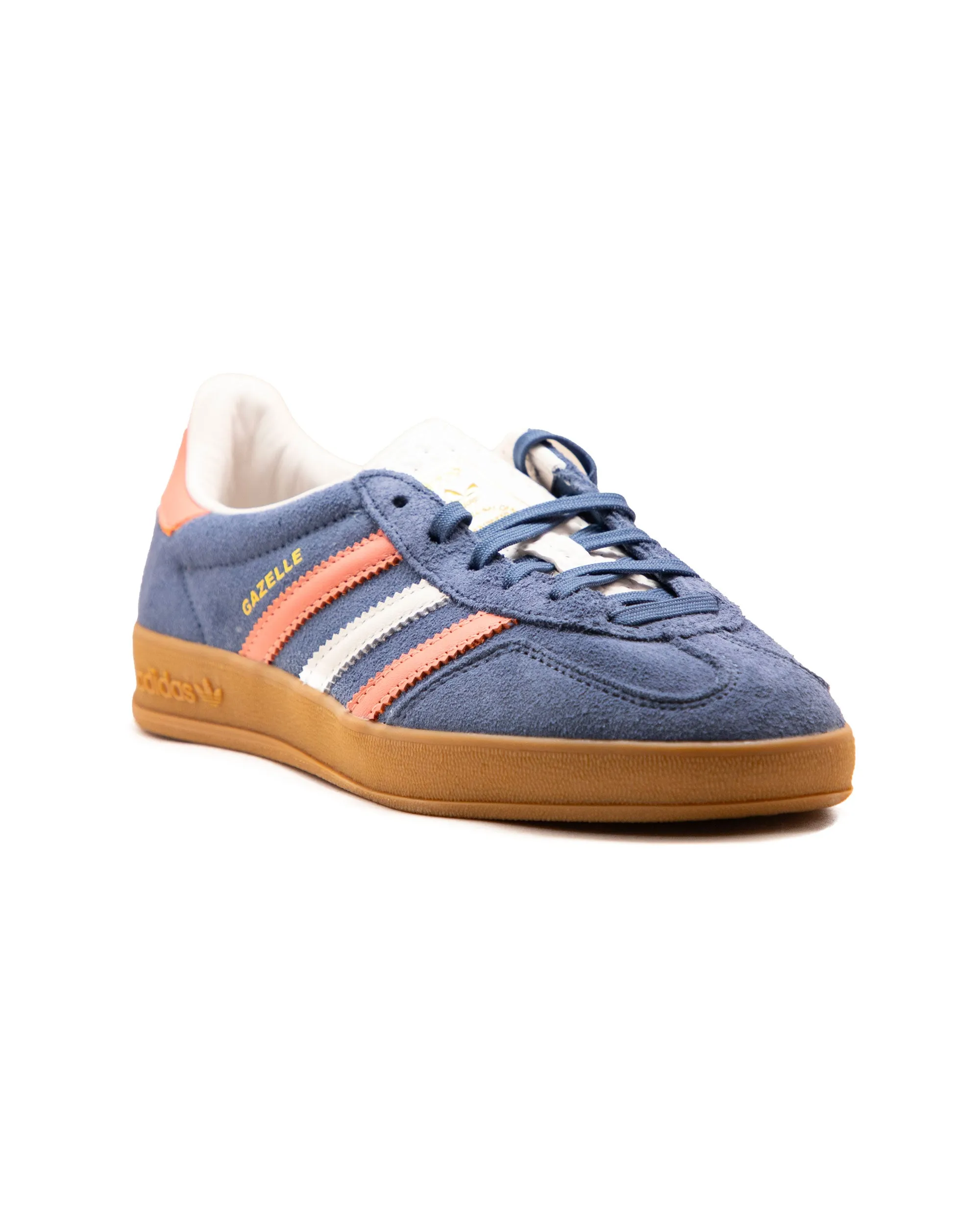 Adidas Gazelle Indoor W Blu Rosa