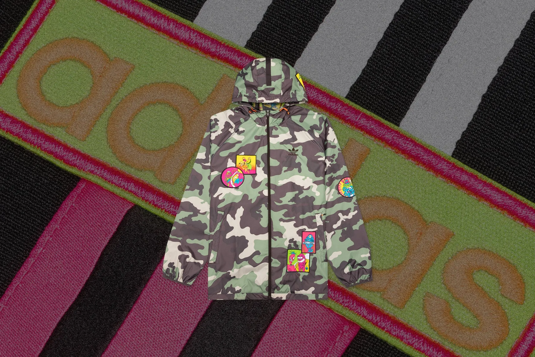 Adidas Originals x Jeremy Scott Windbreaker - Multi Color