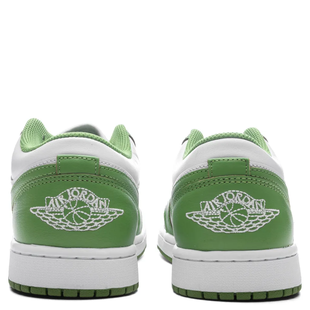 Air Jordan 1 Low SE - White/Chlorophyll/Lightening