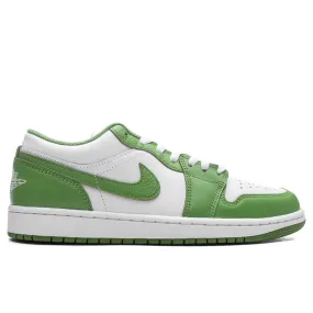 Air Jordan 1 Low SE - White/Chlorophyll/Lightening