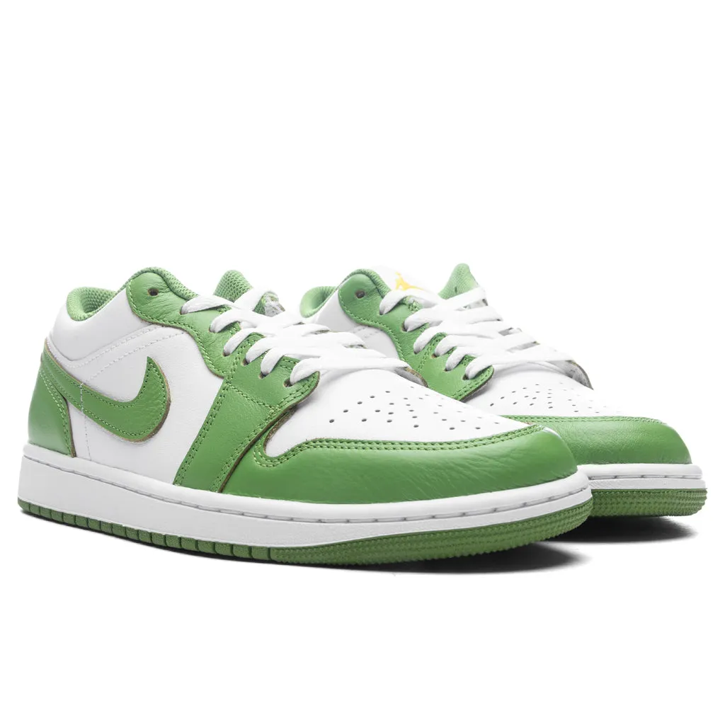 Air Jordan 1 Low SE - White/Chlorophyll/Lightening