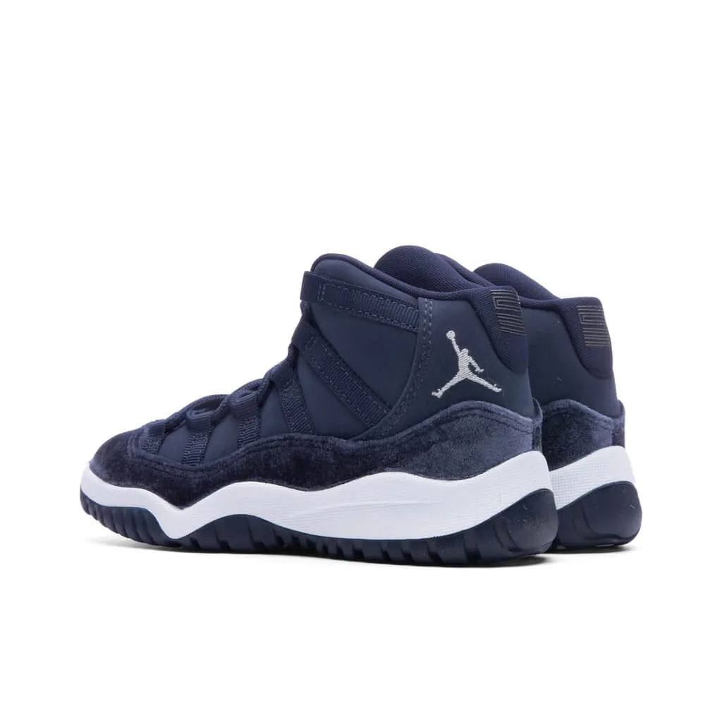 Air Jordan 11 Retro (PS) - Midnight Navy/Metallic Silver/White