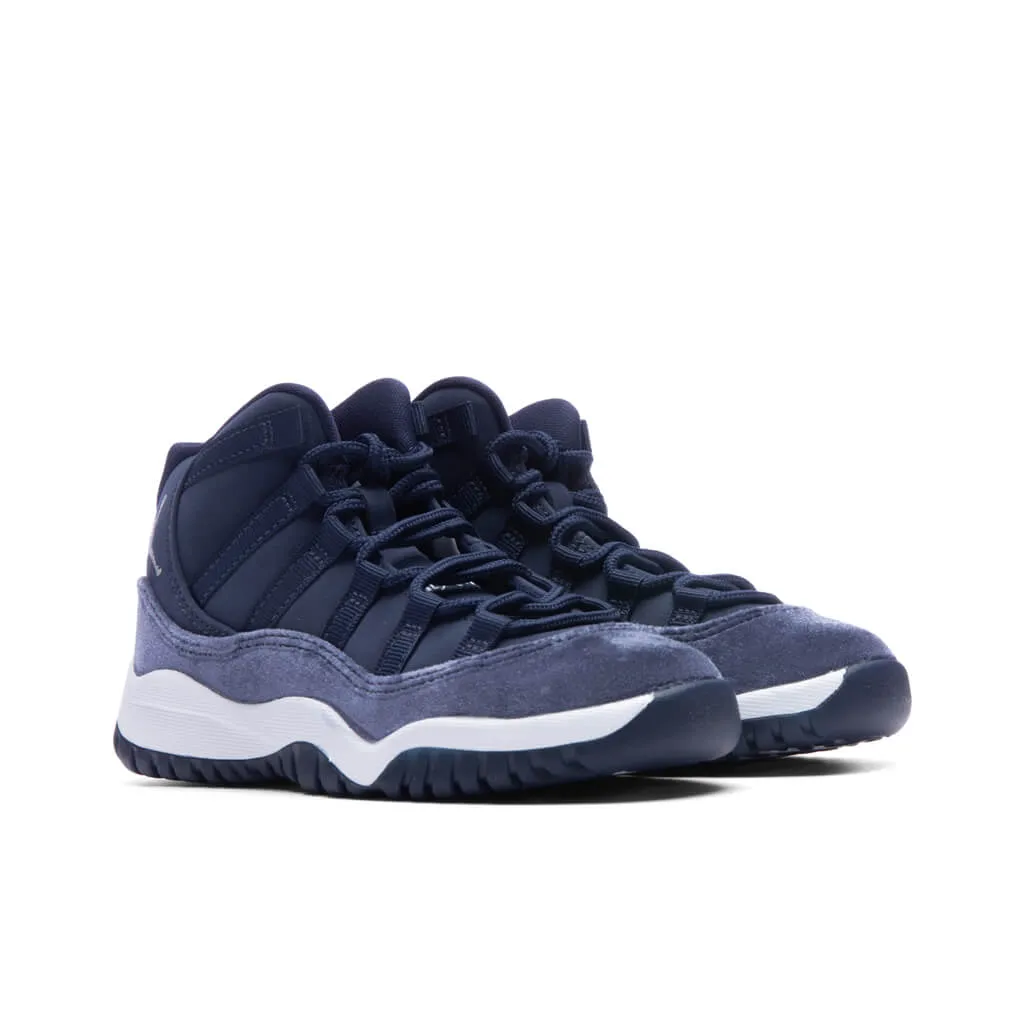 Air Jordan 11 Retro (PS) - Midnight Navy/Metallic Silver/White