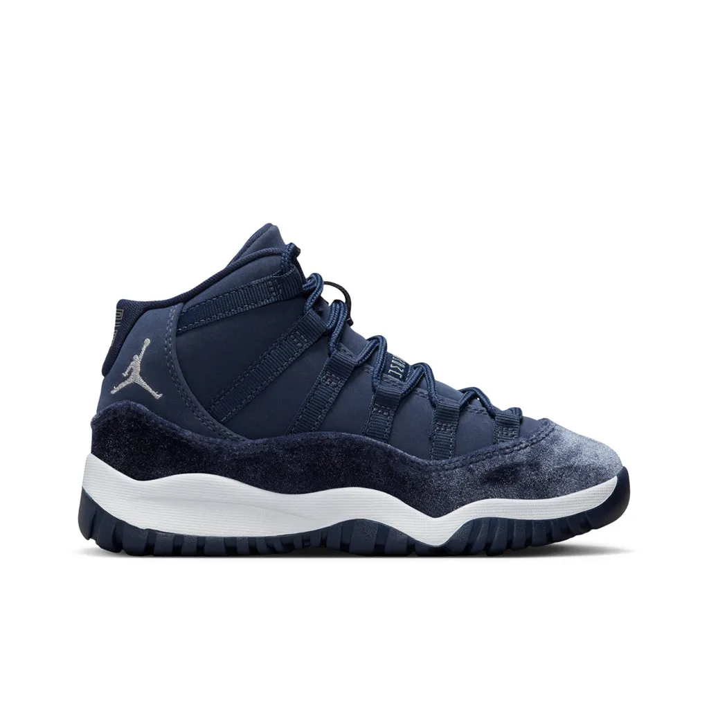 Air Jordan 11 Retro (PS) - Midnight Navy/Metallic Silver/White