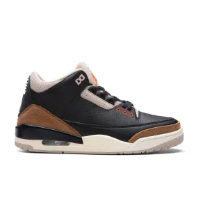 Air Jordan 3 Retro (GS) 'Desert Elephant' - Black/Rush Orange/Fossil Stone