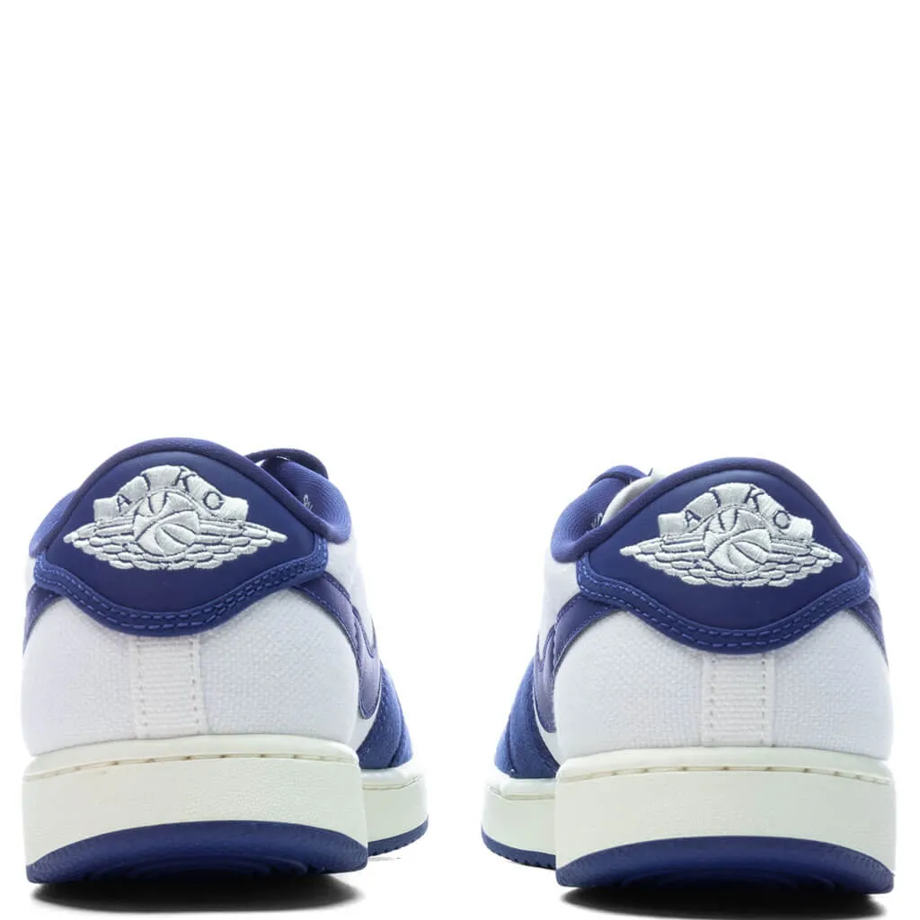 Air Jordan KO 1 Low - White/Dark Royal Blue/Sail