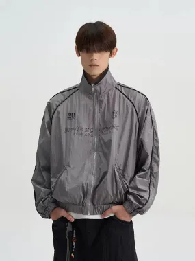 Athleisure Zippered Windbreaker Jacket