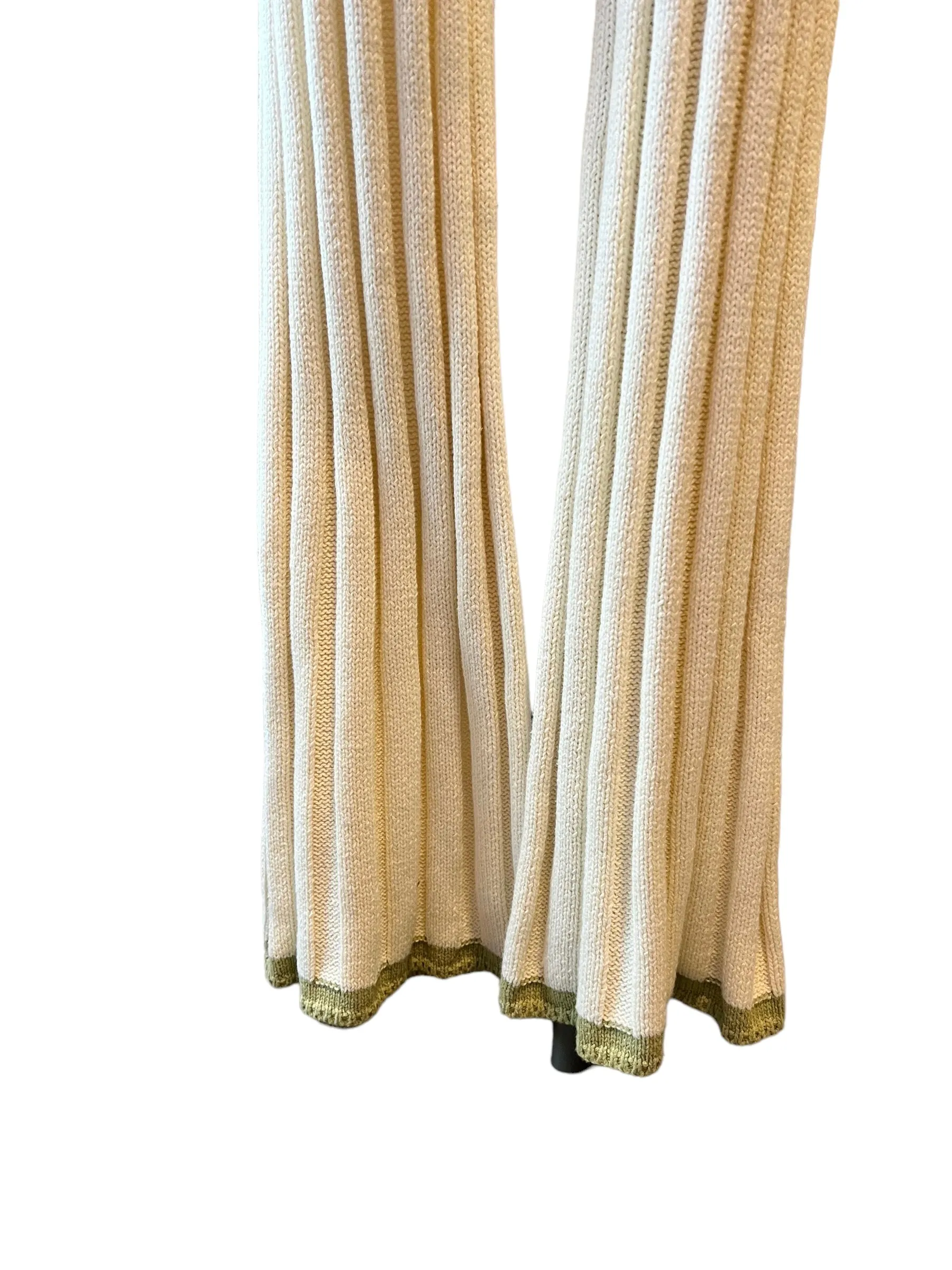 Beige Botany Size L Cream Knit Pant Set