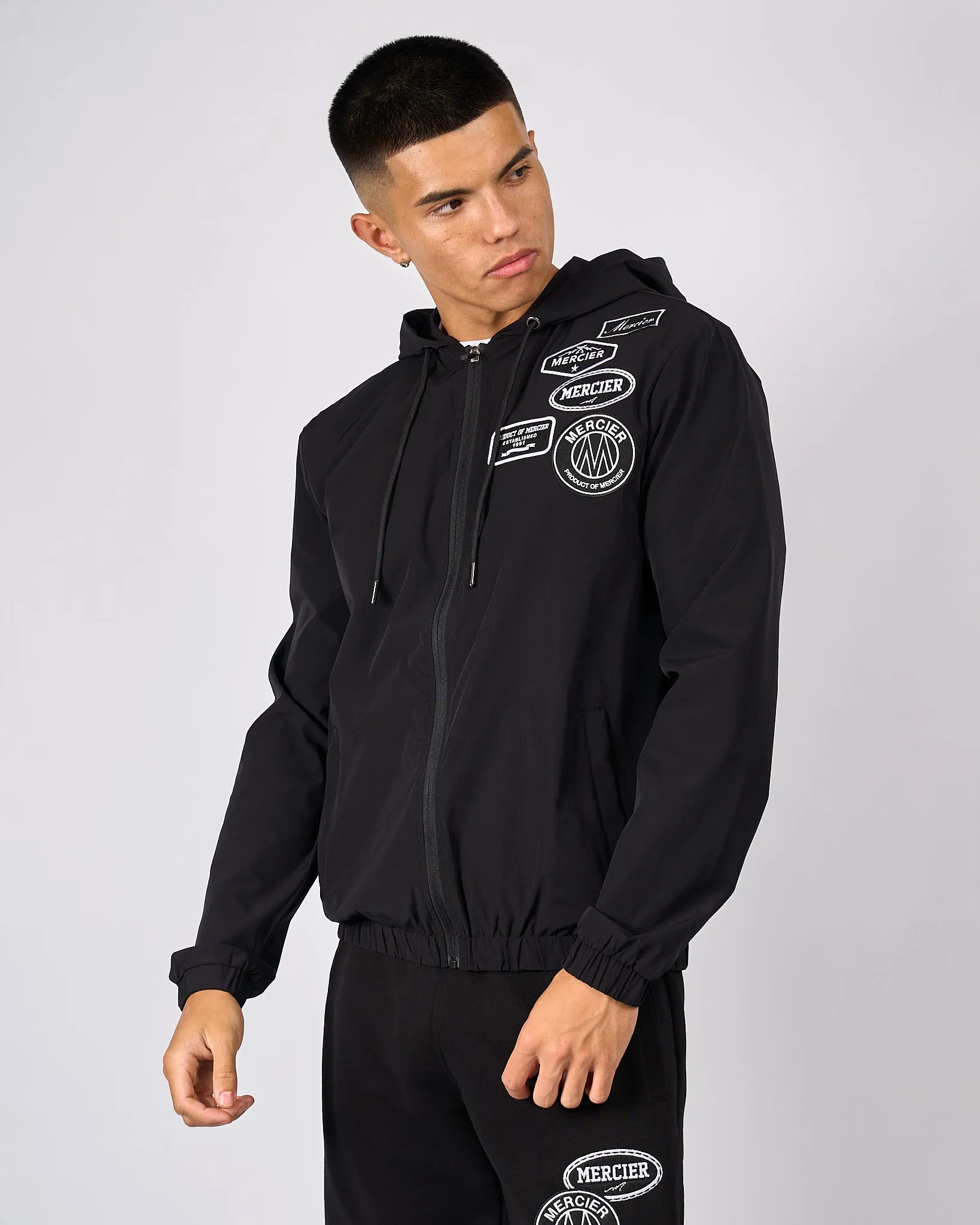 Black Mercier Mono Windbreaker