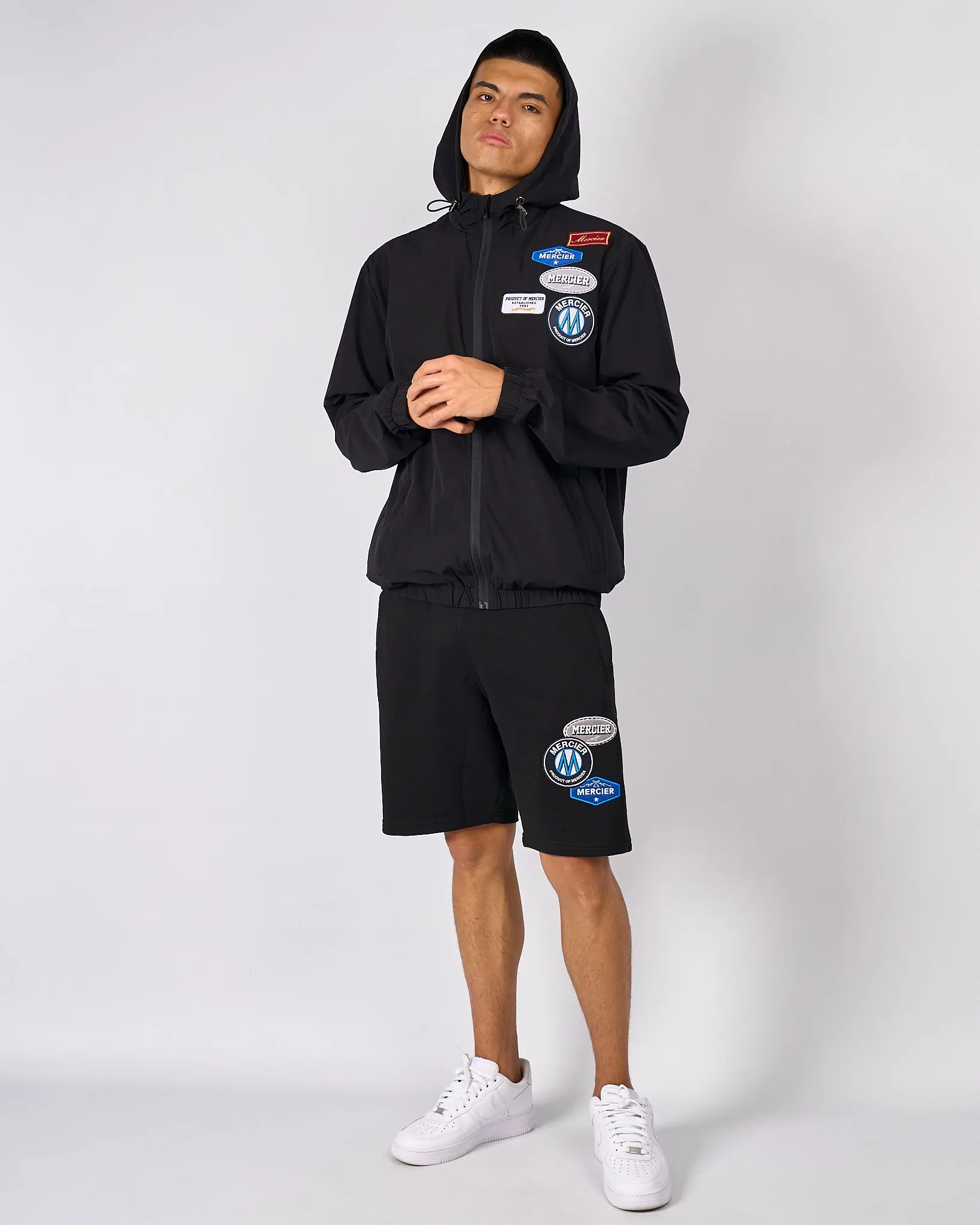 Black Mercier OG Badge Windbreaker