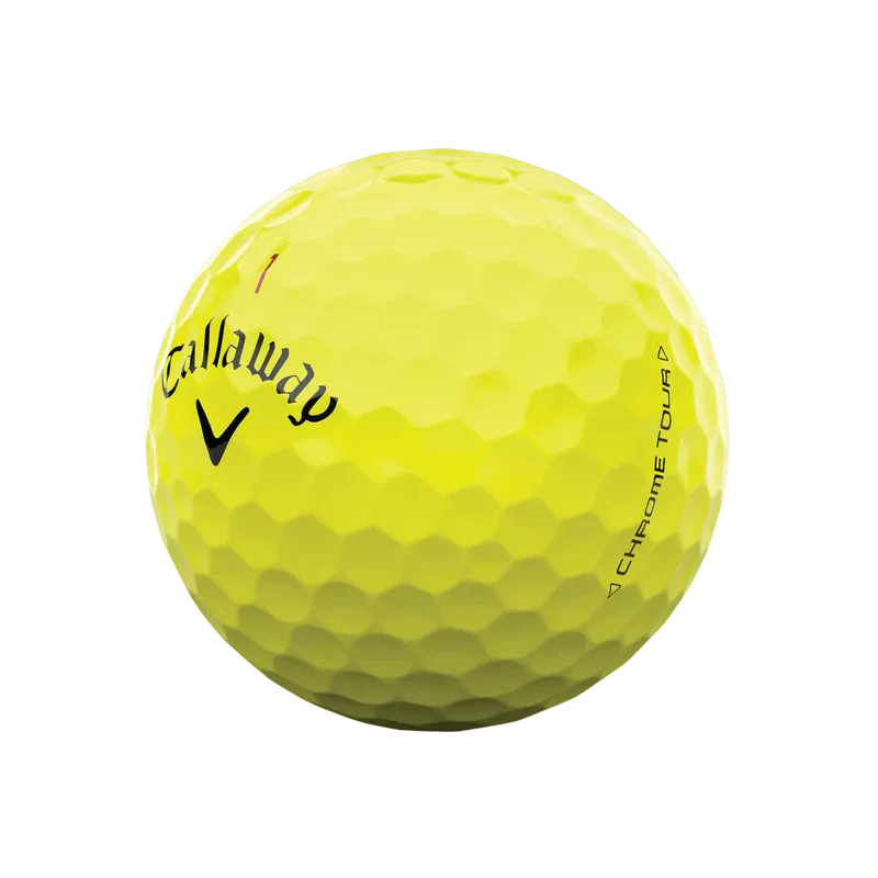 Callaway Balles Chrome Tour Yellow 2024