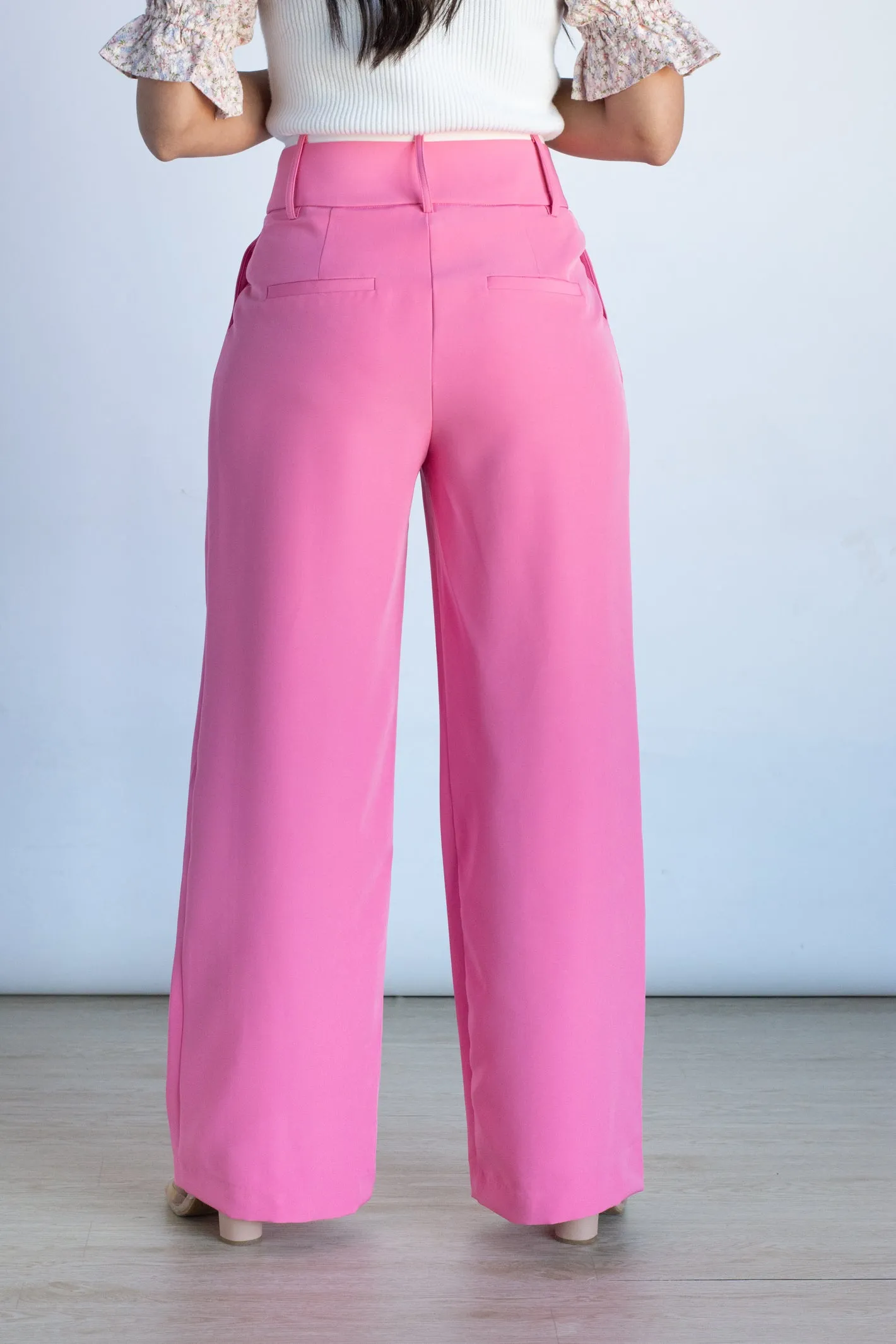 Cascading Crush Pink Trouser