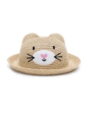 Cat straw hat (1-6 years)