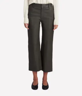 Cropped Baggy Lowrise Trouser in Cactus