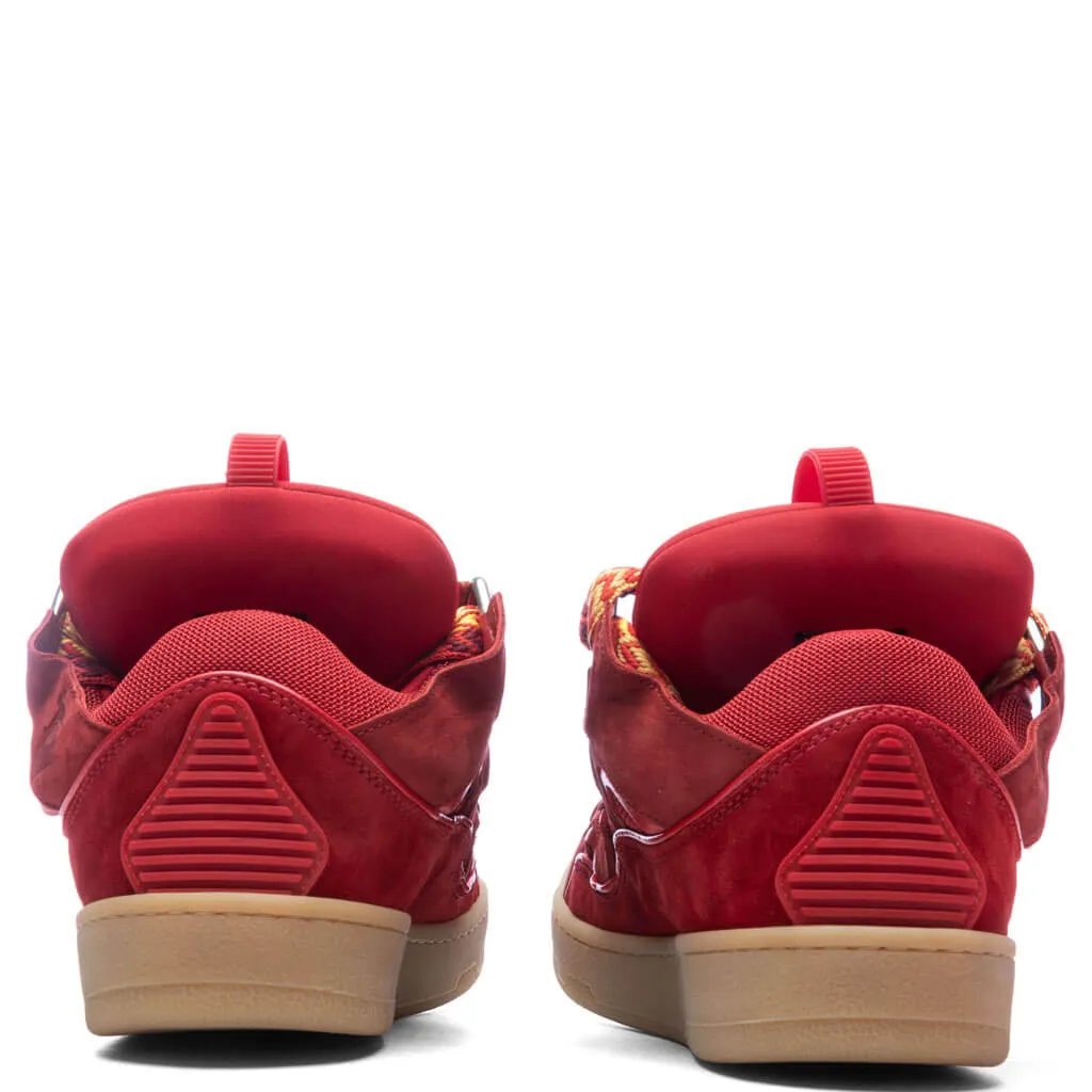 Curb Sneakers - Poppy Red