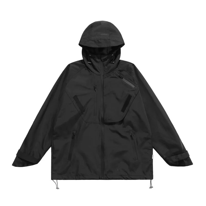 Cutout Style Windbreaker Jacket