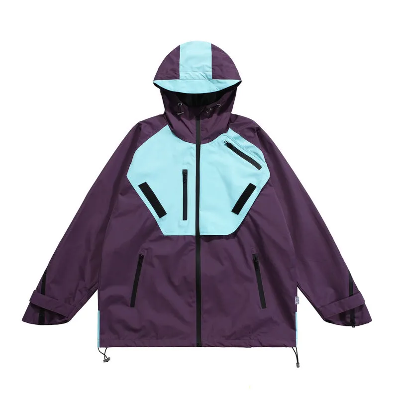 Cutout Style Windbreaker Jacket