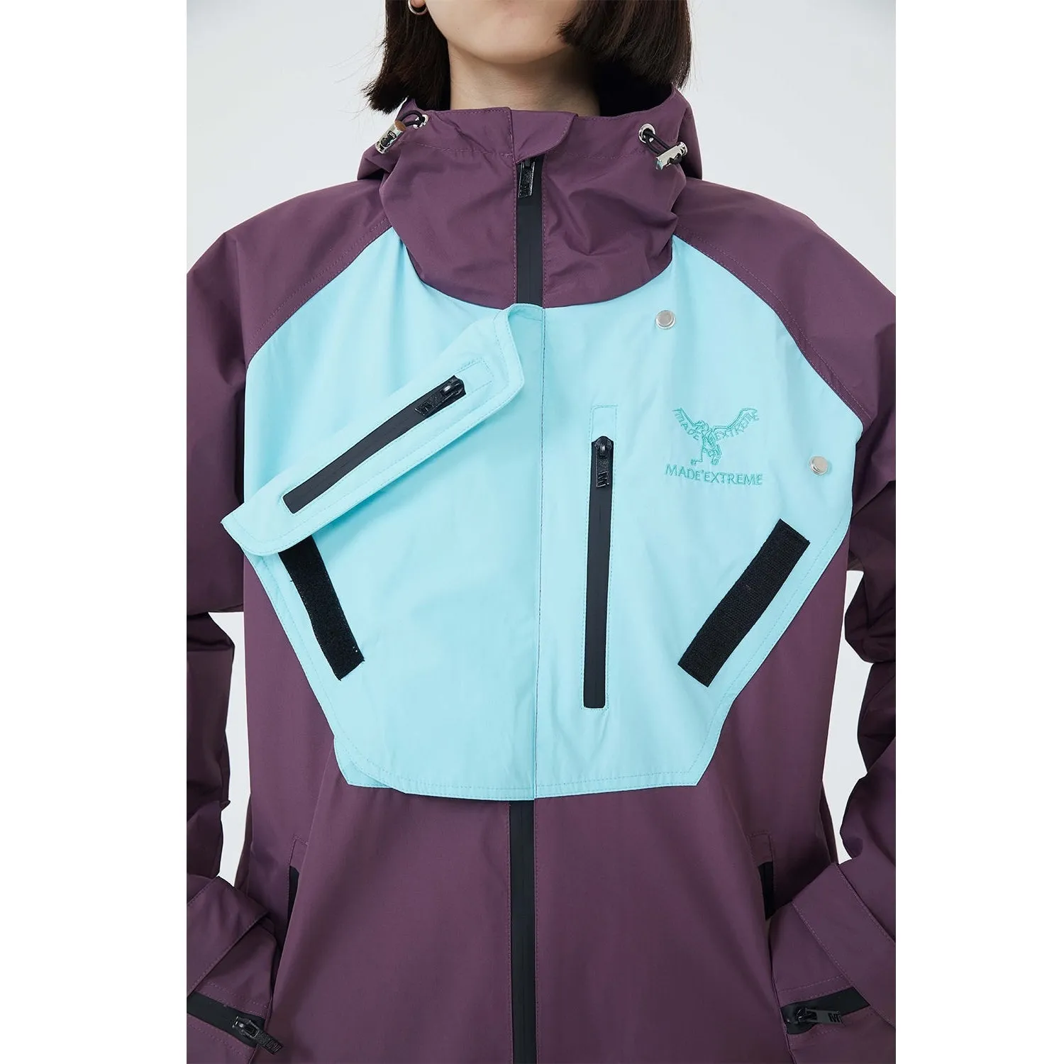 Cutout Style Windbreaker Jacket