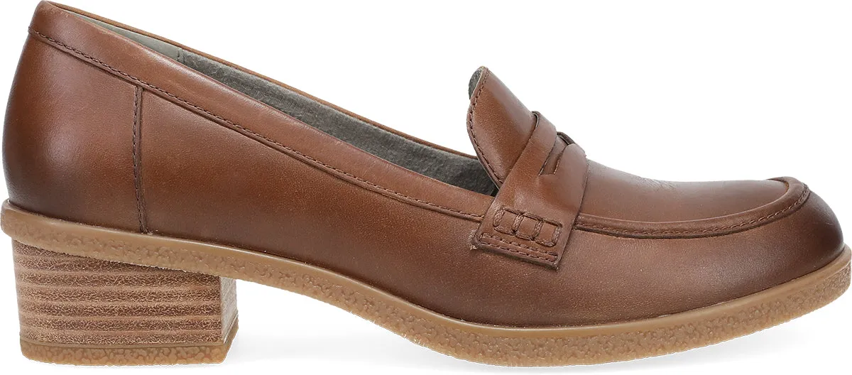 Danica Tan Heeled Penny Loafer