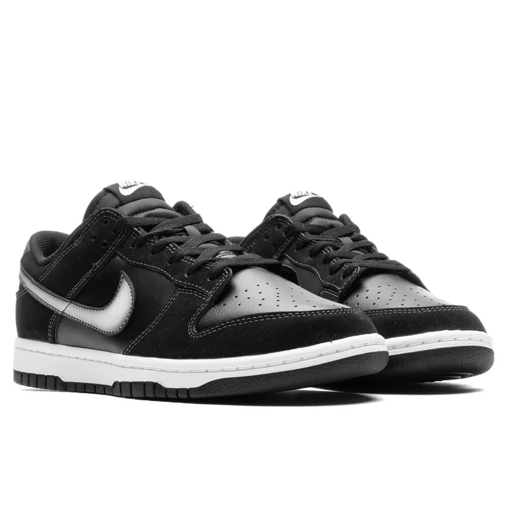 Dunk Low Retro Airbursh Swoosh - Black/White/Anthracite