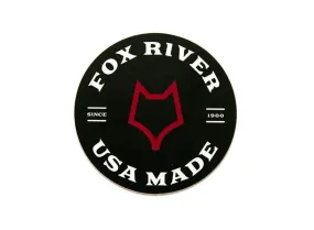 Fox River USA Made - Black Sticker