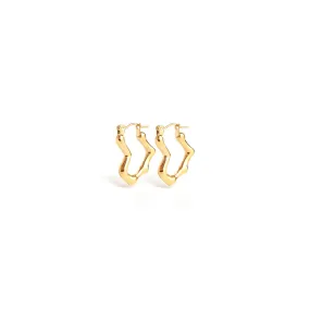 Gold Winslet Hoops