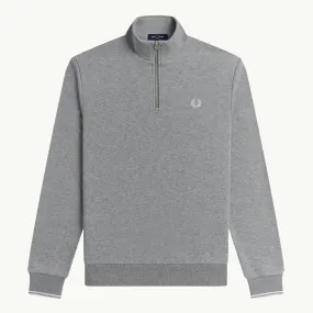 Half Zip Sweatshirt - Steel Marle