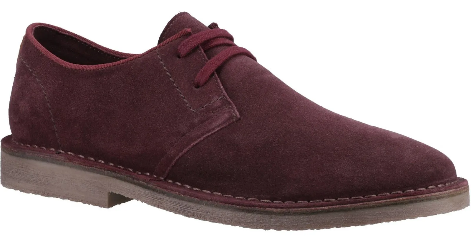 Hush Puppies Scout Suede Mens Lace Up Shoe