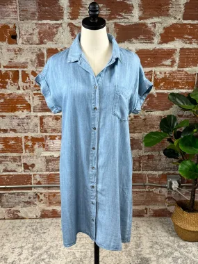 Jana Denim Dress in Light Wash