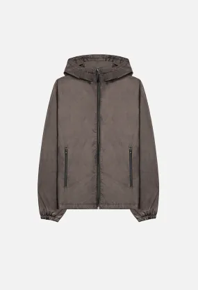 Leather Adapt Anorak / Taupe