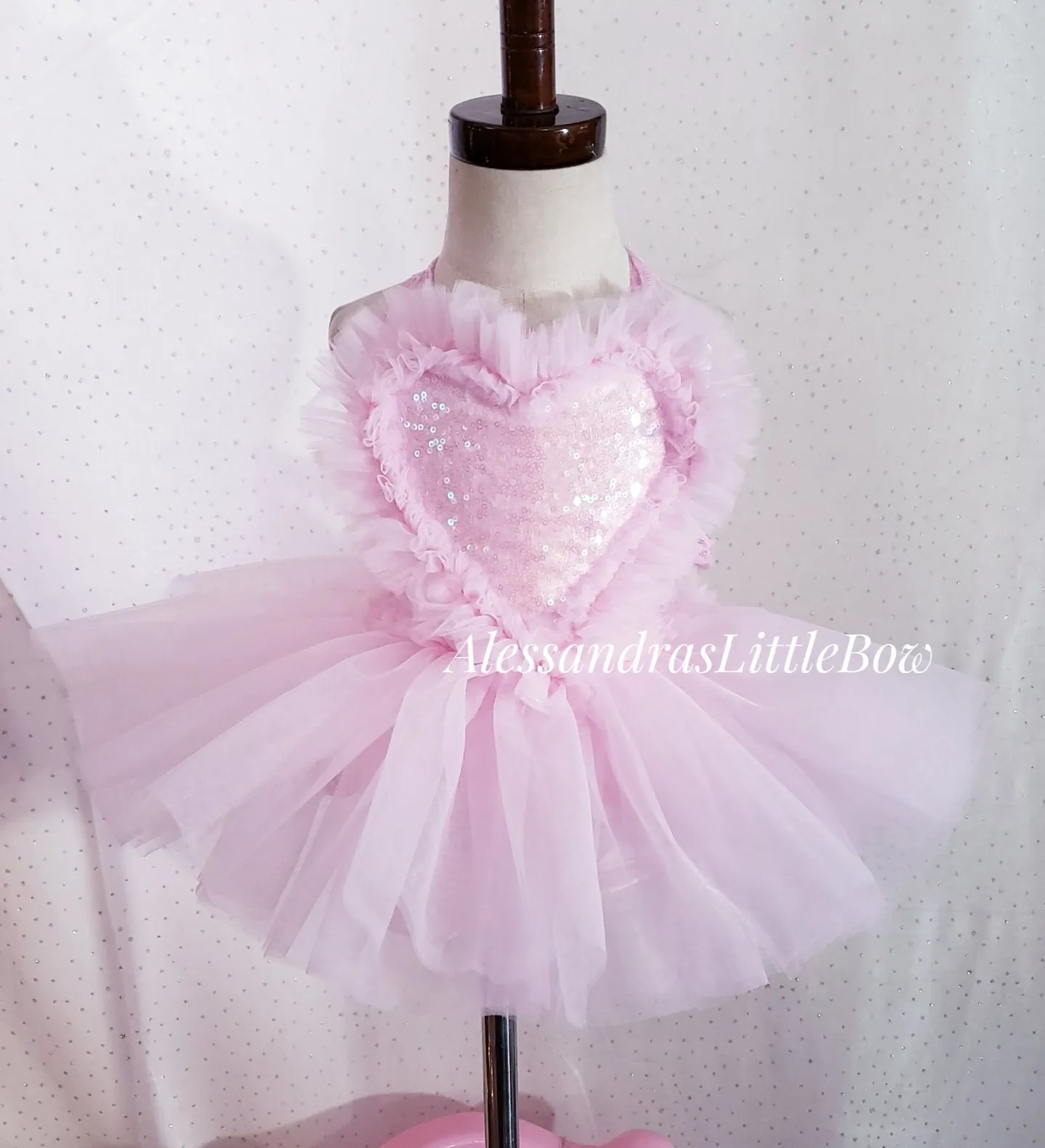 Lovely Heart Tutu Romper pick your color