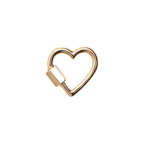 Marla Aaron 14k Yellow Gold Heart Lock