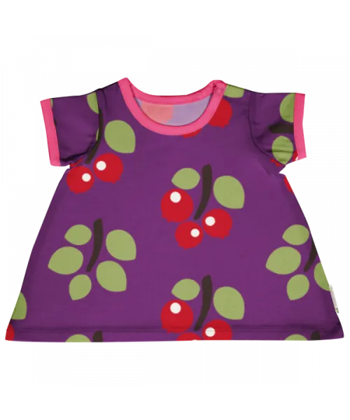 Maxomorra Arctic Berry Doll Short Sleeved Dress