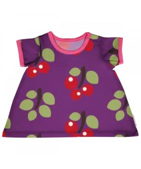 Maxomorra Arctic Berry Doll Short Sleeved Dress