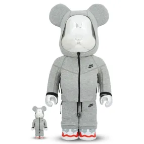 Medicom Toy x Nike Tech Fleece 100%   400% BE@RBRICK Set