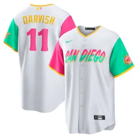 Men's San Diego Padres Yu Darvish City Connect Replica Jersey - White