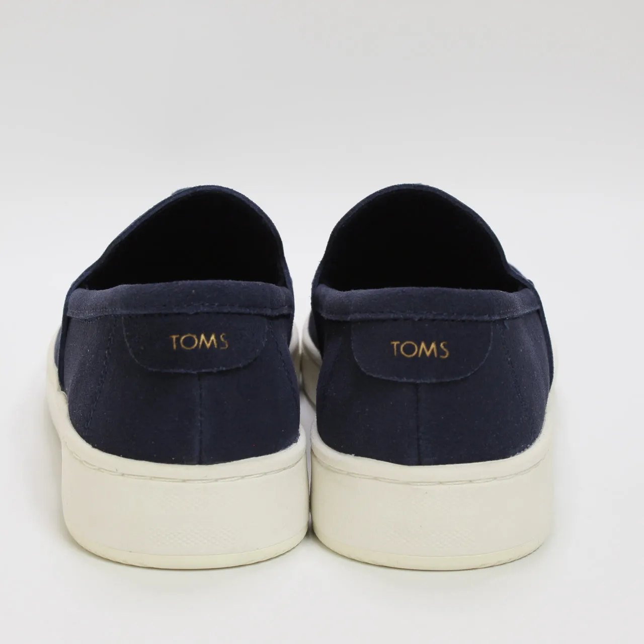 Mens Toms Trvl Lite Penny Loafers Navy Suede