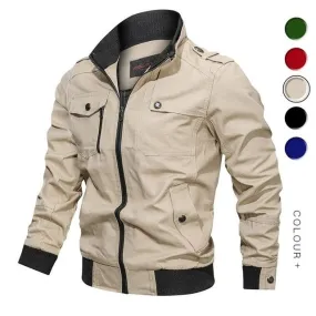 Military Jacket Men Spring Autumn Cotton Windbreaker