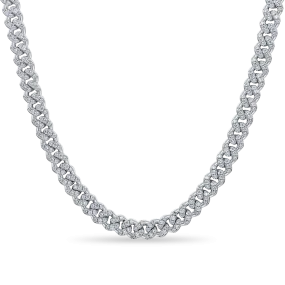 Mirco Round Cut Cuban Link Chain - 6mm