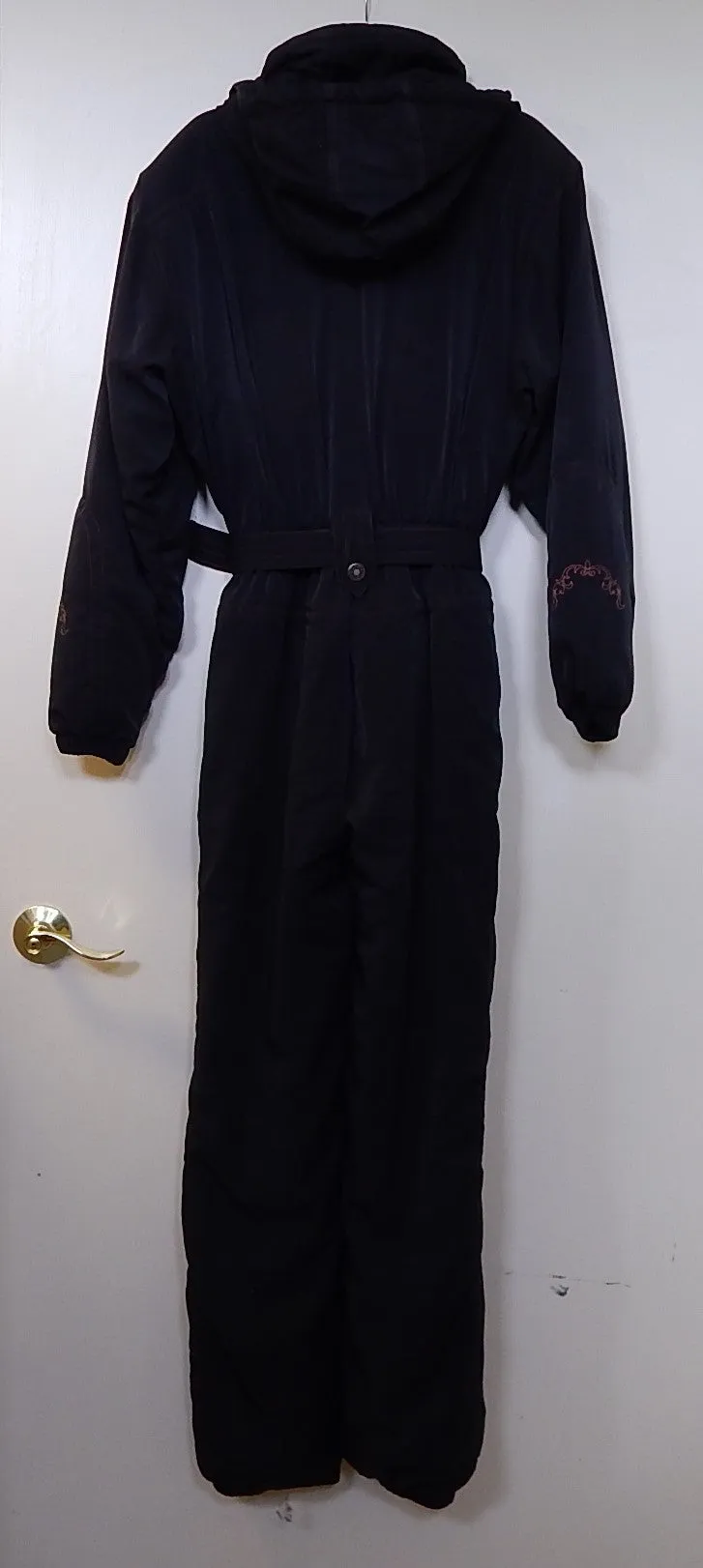 NILS Black Insulated Women's Snowsuit - Size 10