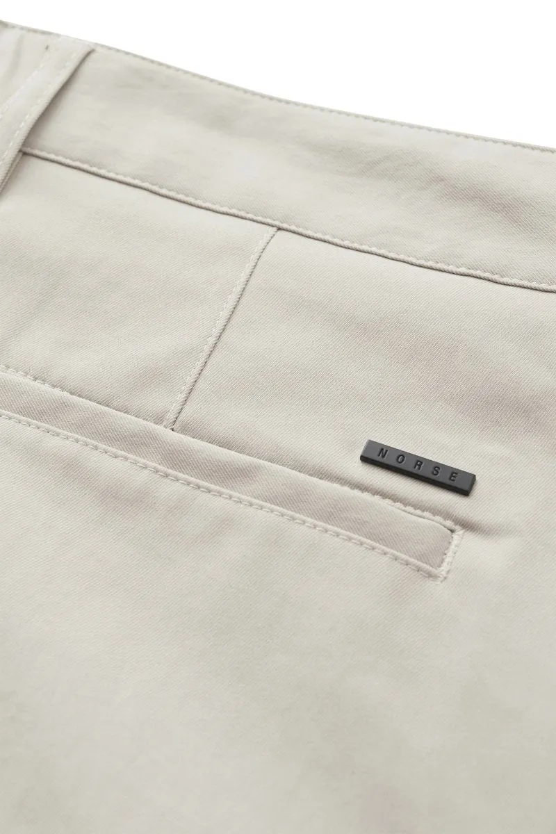 Norse Ezra Relaxed Solotex Twill Trouser Stone