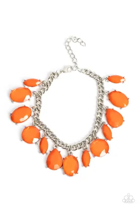 Paparazzi Serendipitous Shimmer - Orange Bracelet