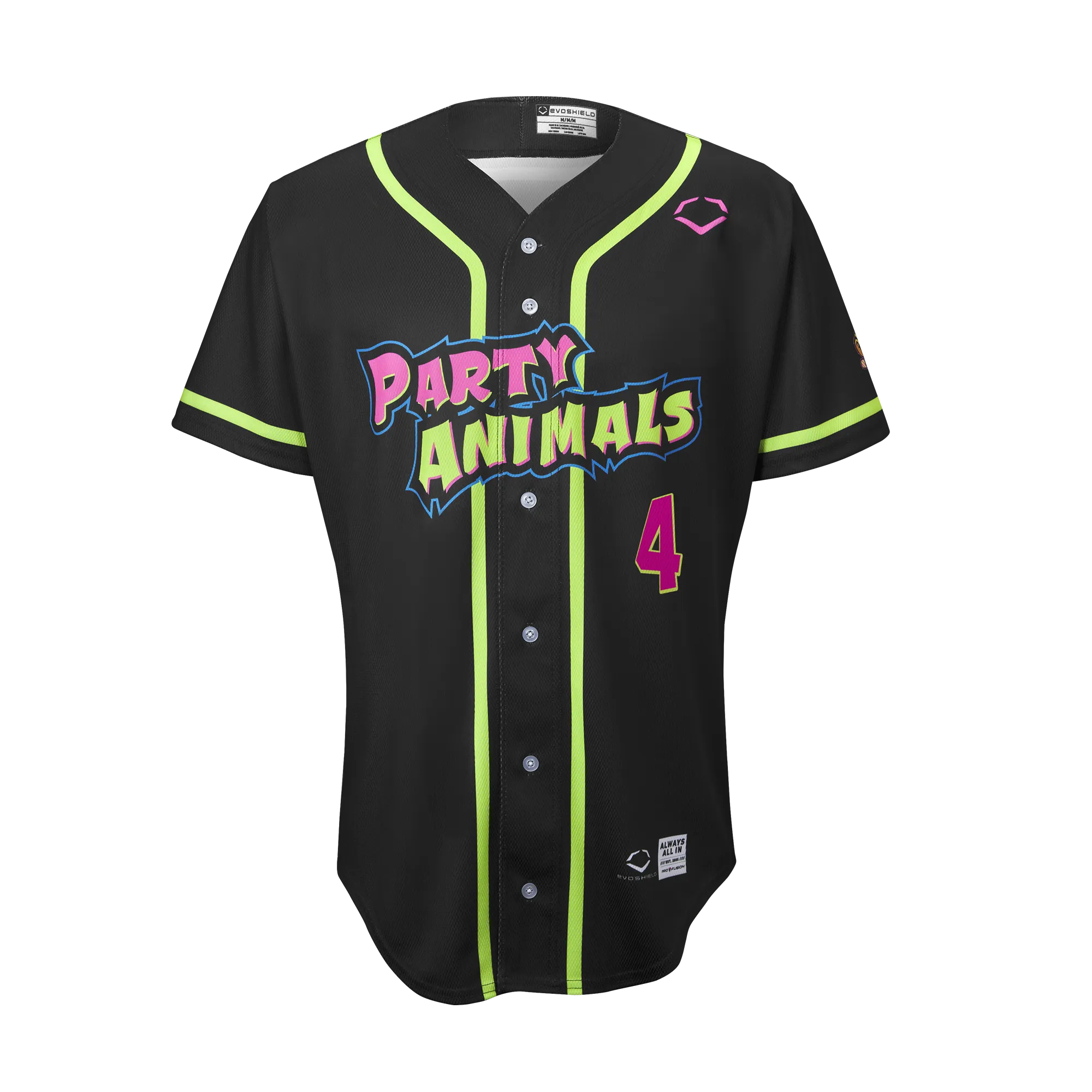 Party Animals Tanner Thomas #4 EvoShield Jersey - Black