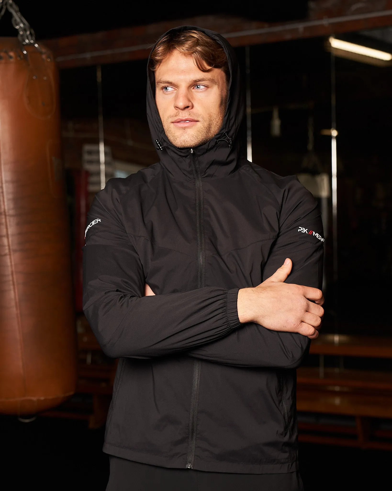 PBK//Mercier Performance Windbreaker Black