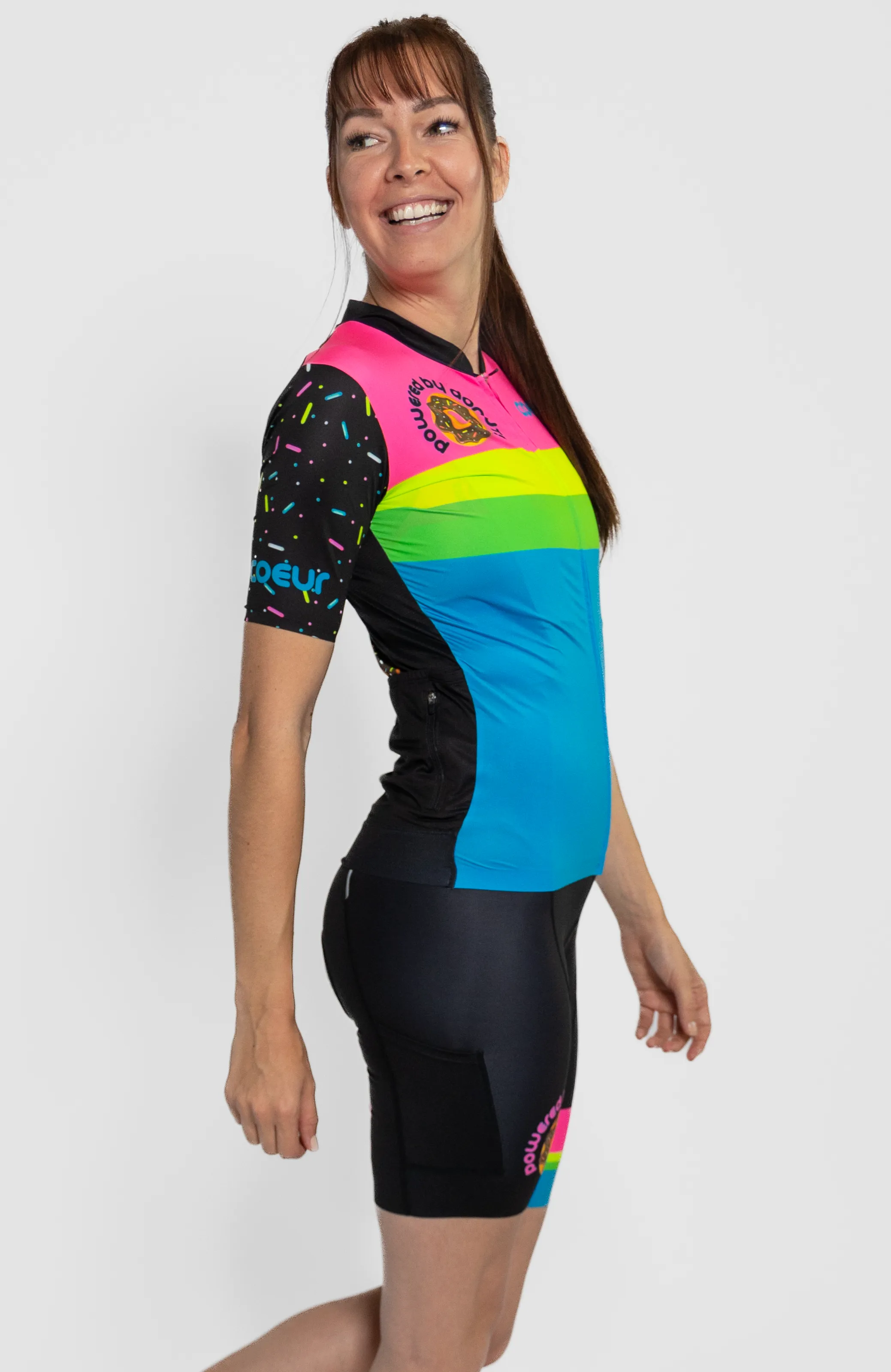 Powered By Donuts Women's Cycling Jersey