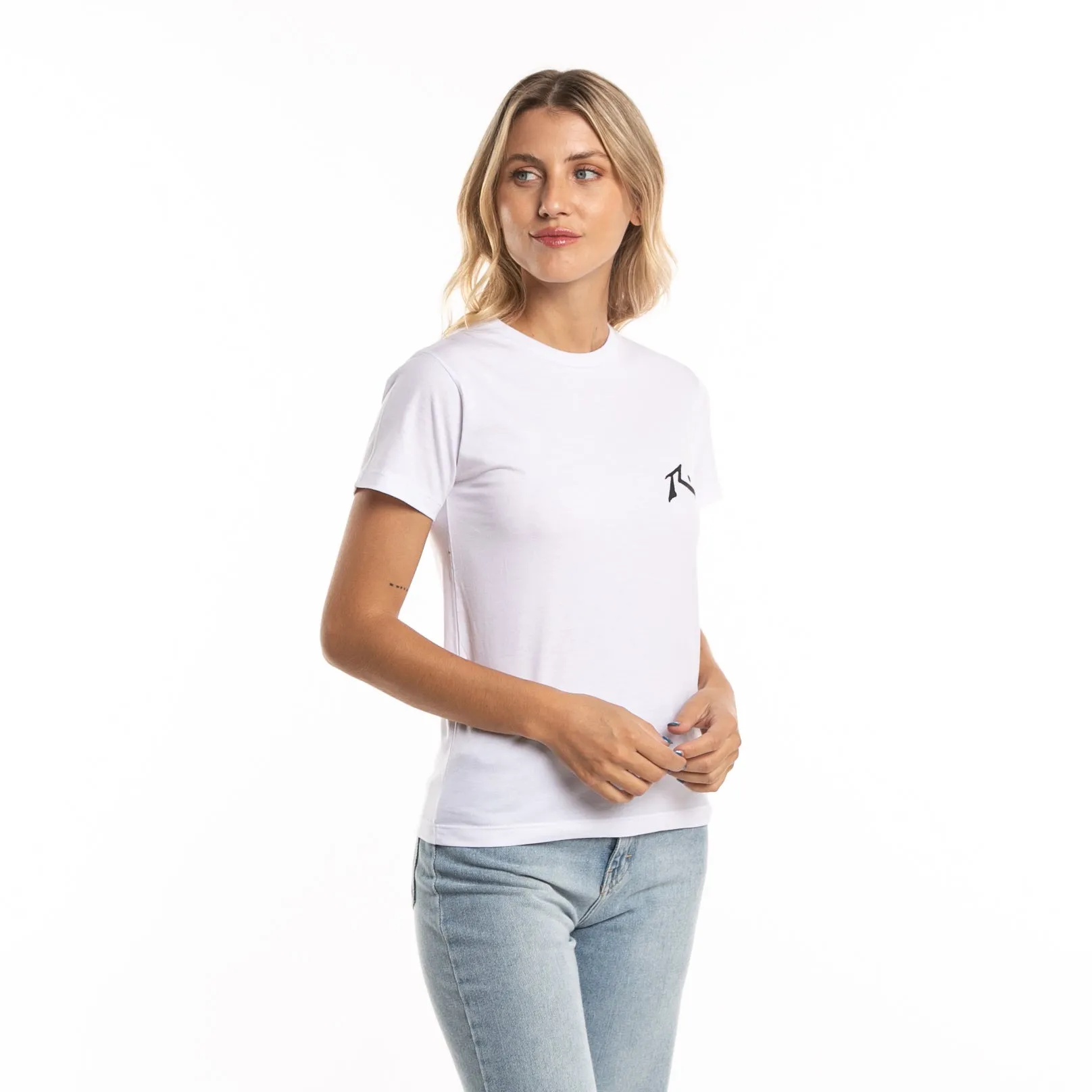 Remera Mujer Rusty Competition Blanco