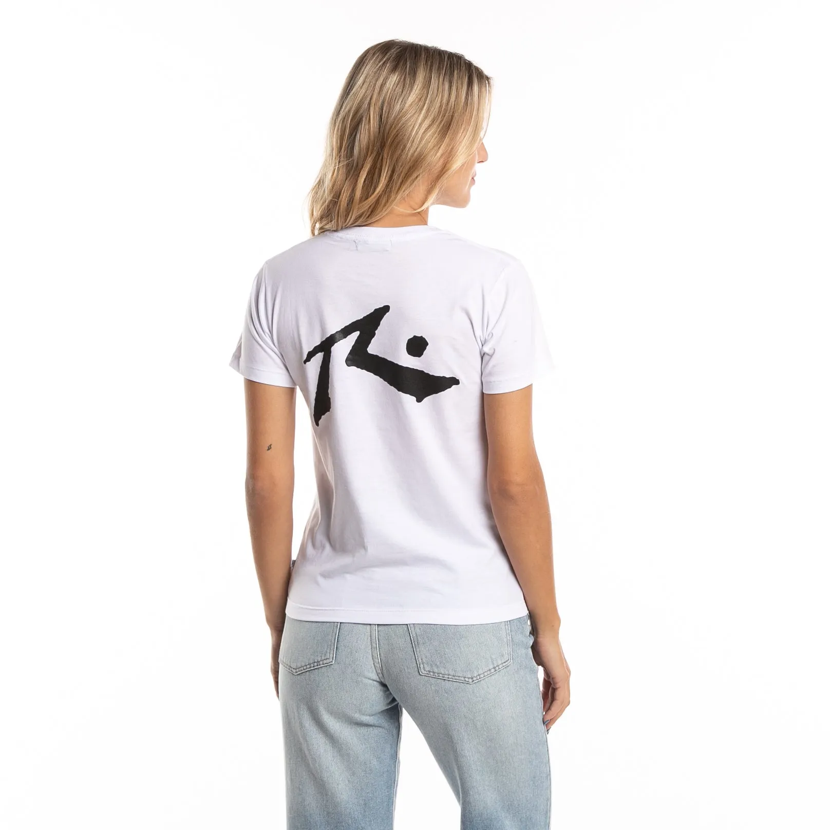 Remera Mujer Rusty Competition Blanco